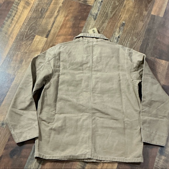 Levi's Broadway Engineer Coat - Beige Canvas Chore Jacket NWT - Medium - Picture 9 of 10